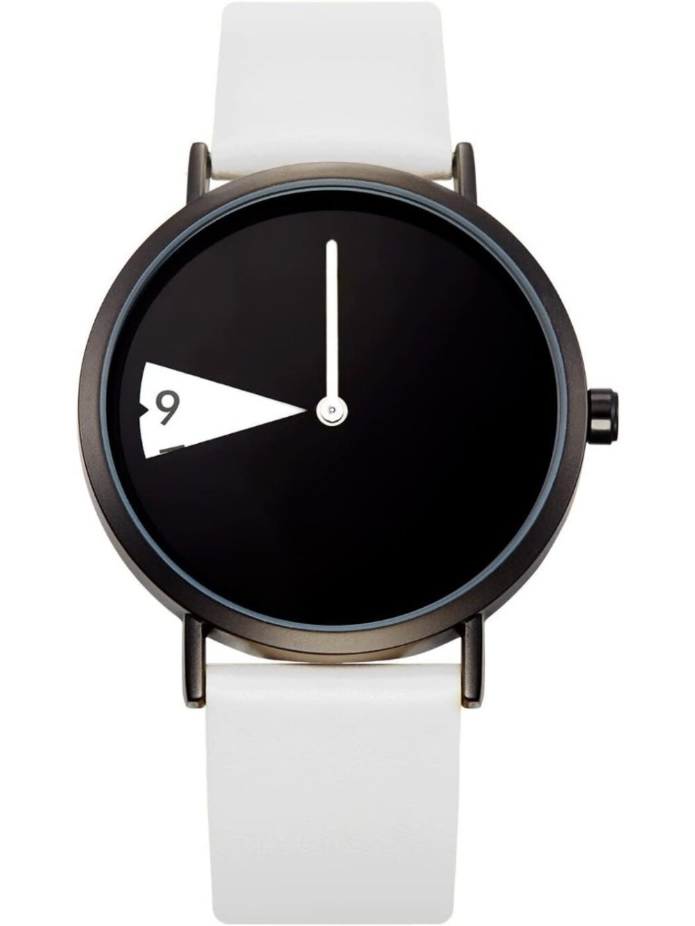 Women's Black White Creative Ultra-Thin Strap Fashion Quartz Minimalist Watch